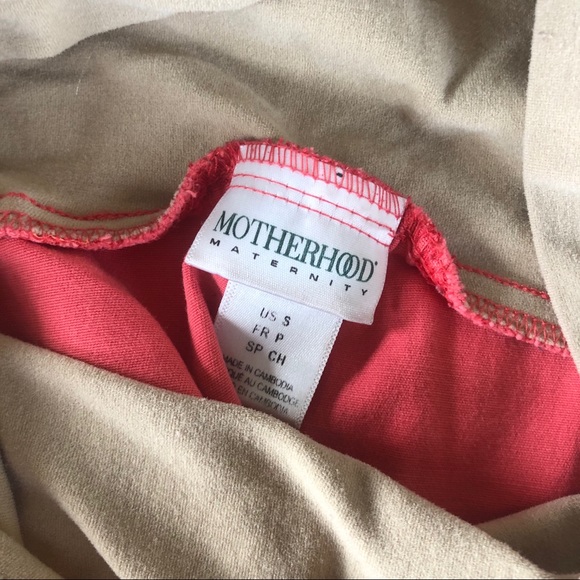 Coral Maternity Pants - Picture 2 of 3